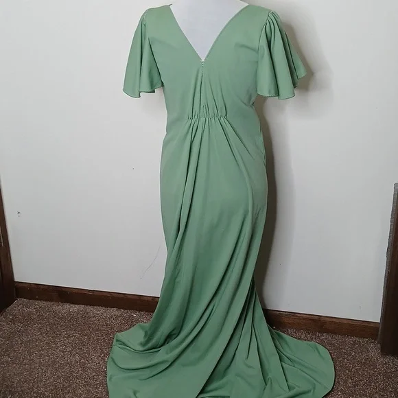 Vintage homemade 1970's maxi dress size small - Picture 6 of 15